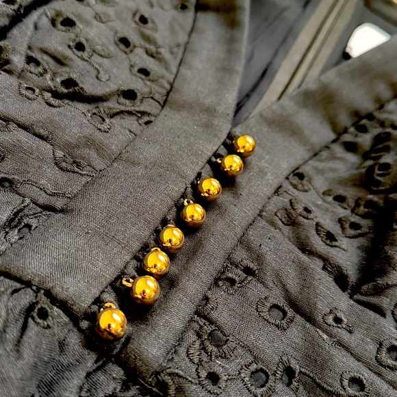 ACLER “Amelia” eyelet linen blend mini dress - Picture 3 of 10